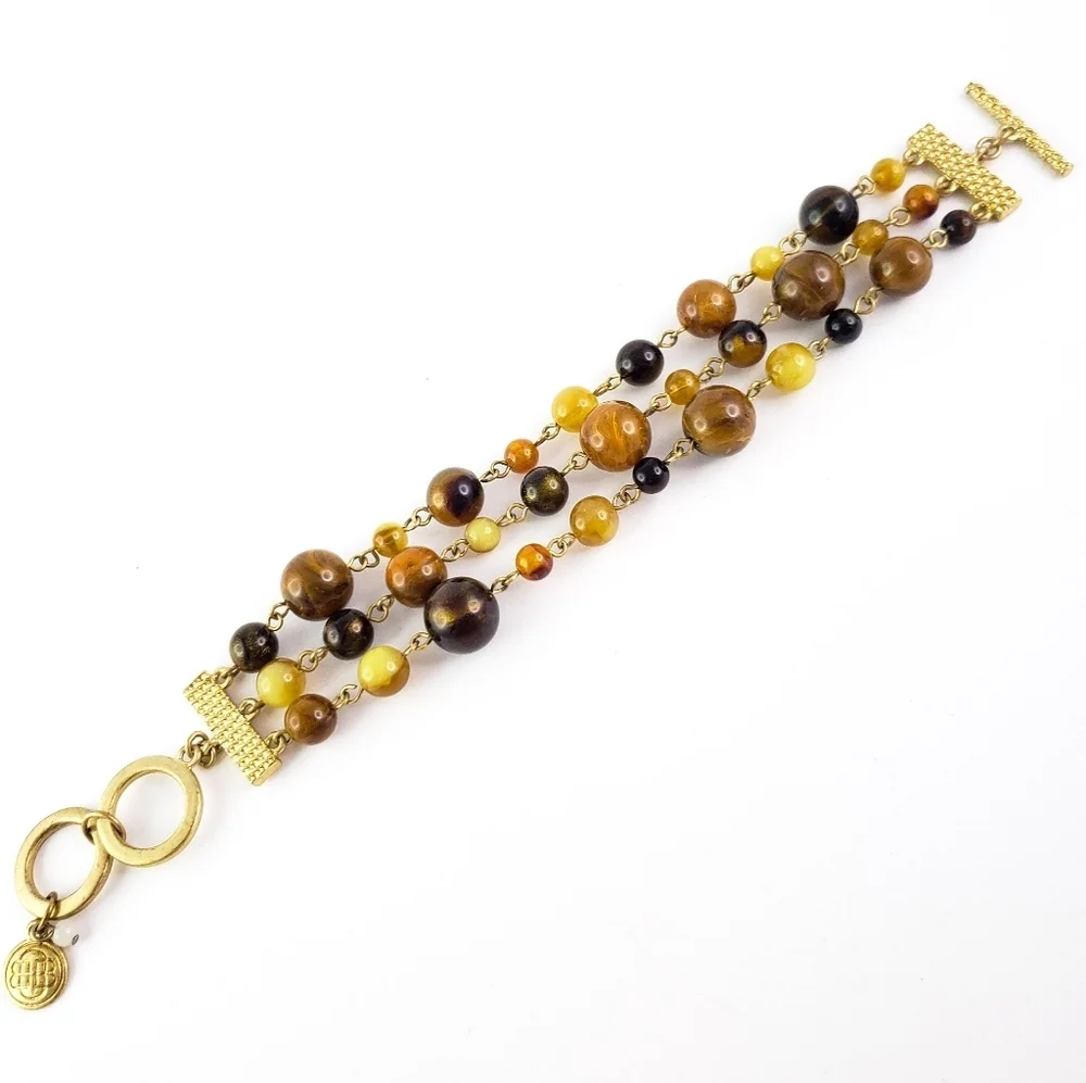 Dana Buchman Bracelet Brown Earth Tones